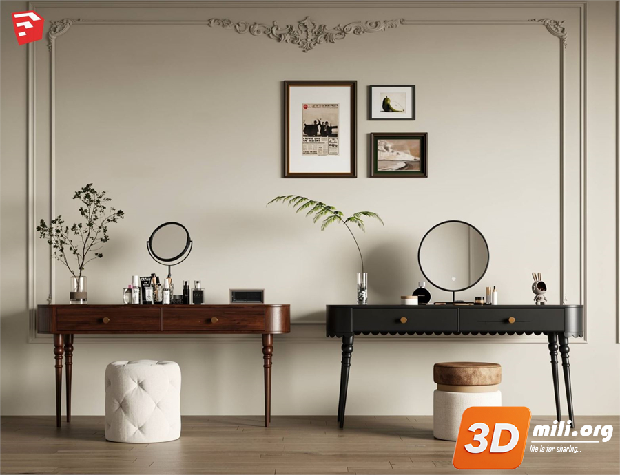 Dressing Table Skp Files 